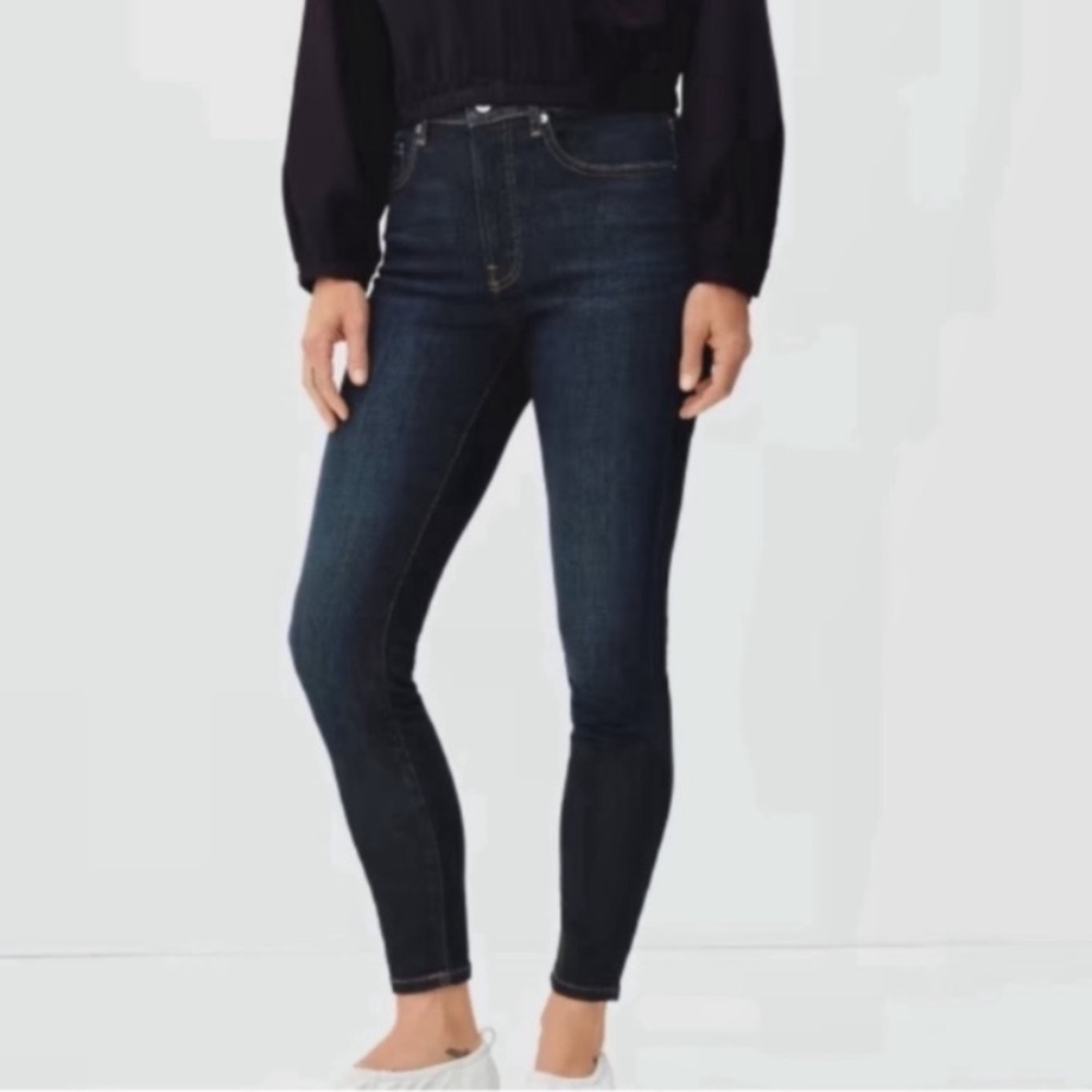 Everlane High Rise Skinny Jean, Size 28 Ankle, Blue - NWT.